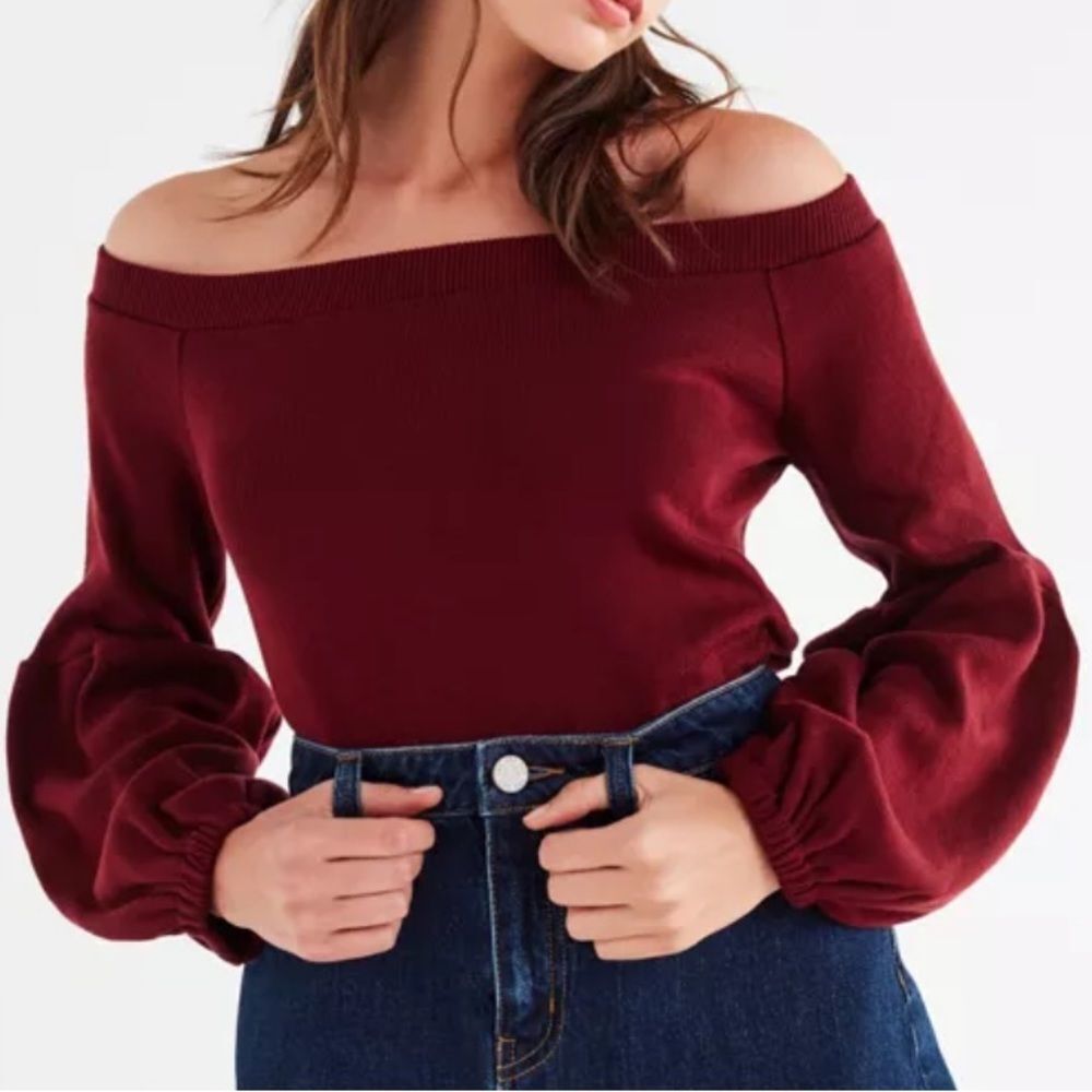 Urban Outfitters Kimchi Blue burgundy sweater